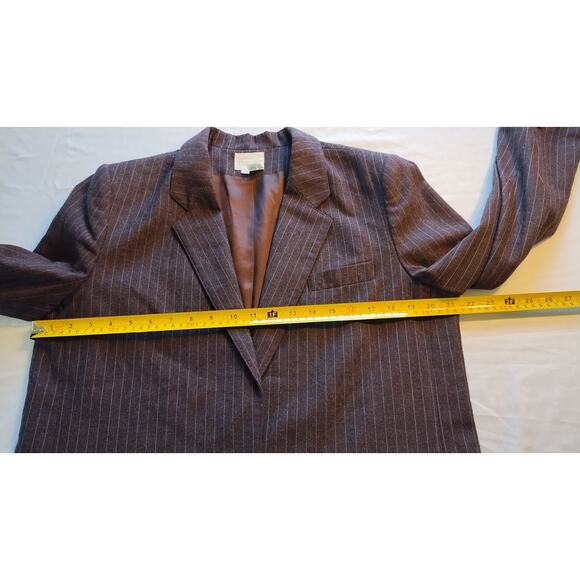 Vintage 1950s Tailored by Handmacher Wool Skirt Suit Set Size 14 USA - Picture 11 of 16